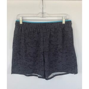 Chubbies Mens Everywear Shorts Medium Grey Marble Print 5.5 Inseam Athletic Gym